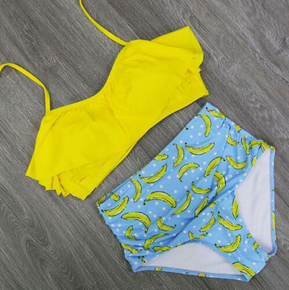 Women's Double Ruffle Bikini