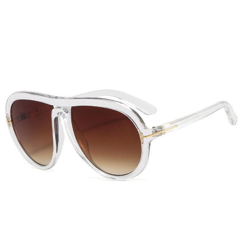 Women's Retro Oversized Pilot Sunglasses