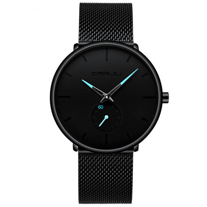 Men's Quartz Luxury Mesh Waterproof Watch