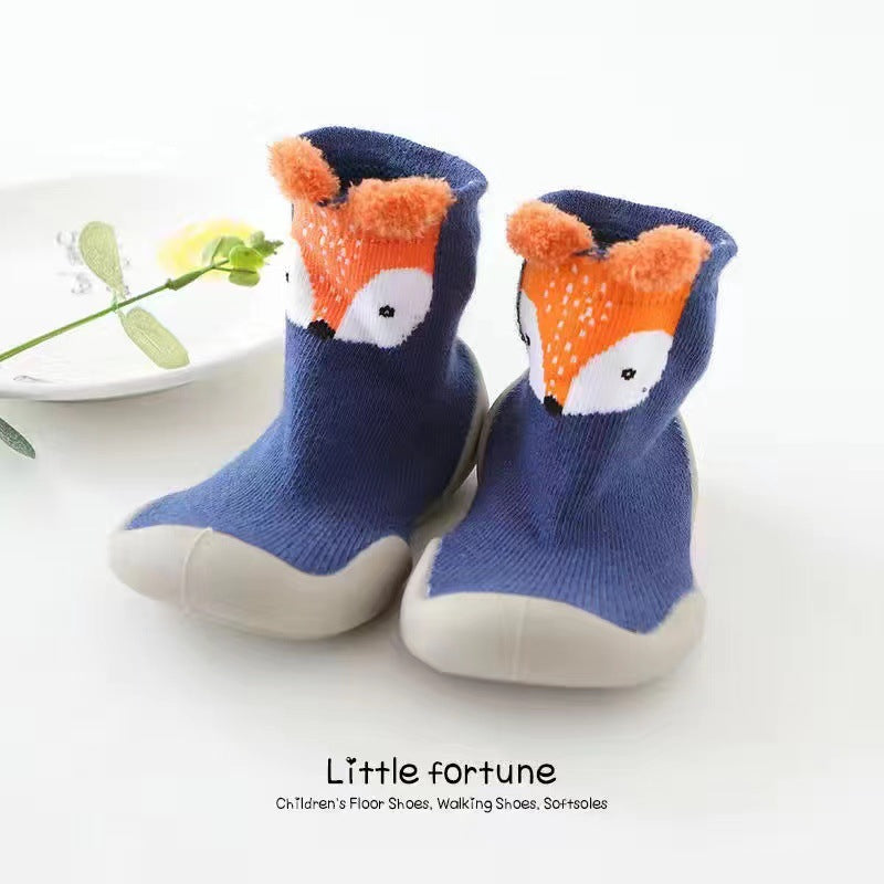 Infant Soft Bottom Nonslip Animal Print Shoes