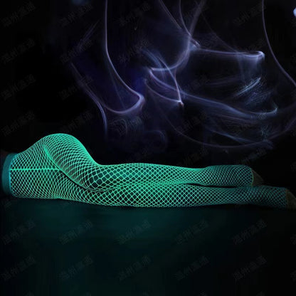 Glow In The Dark Sexy Fishnet Stockings