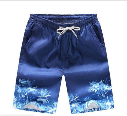 Men's Quick-Dry Printed Swimming Trunks