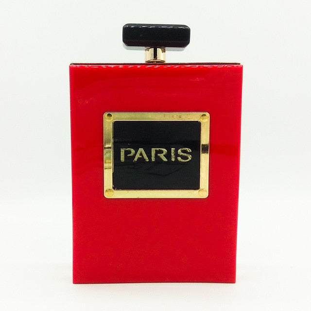 Women's Paris Perfume-Shaped Handbag