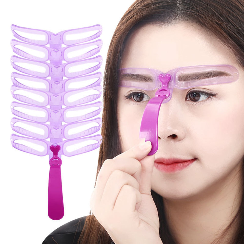 Women's Reusable Eyebrow Stencils