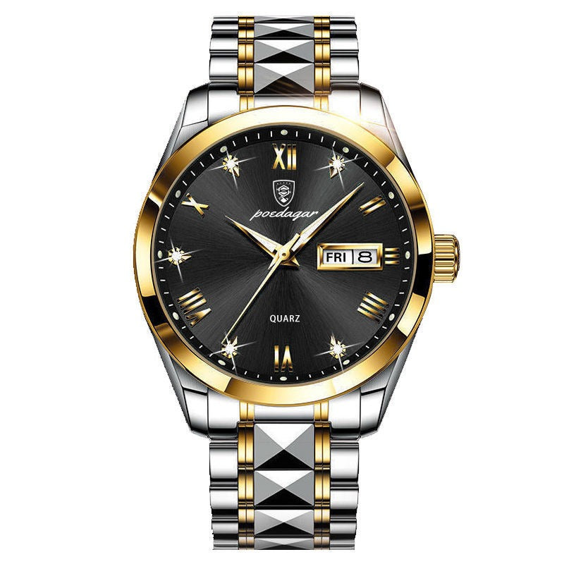 Men's Swiss Waterproof Glow Design Watch