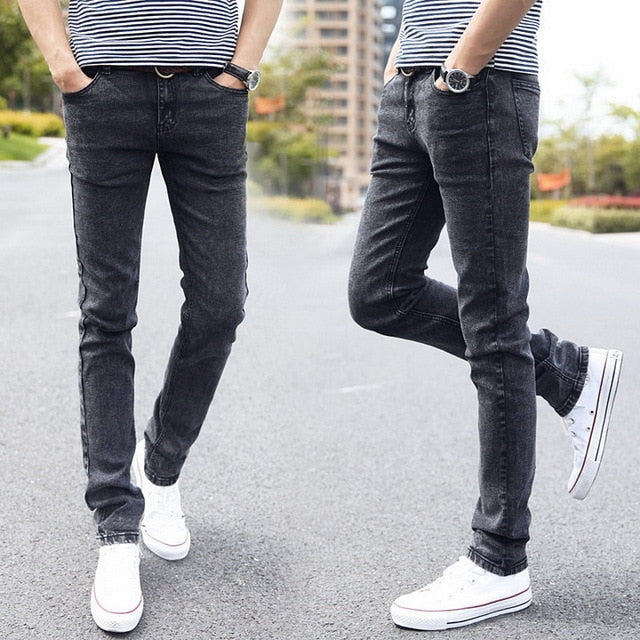 Men's Distressed Skinny Jeans