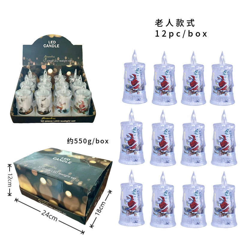 Christmas LED Battery Operated Candle