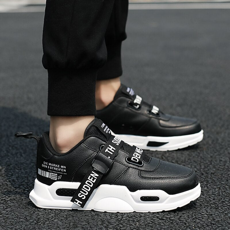 Unisex Men's/Women's Casual Barcode Sneakers