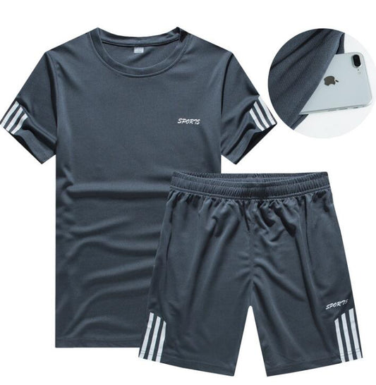 Men's Casual Sport Shirt & Shorts Set