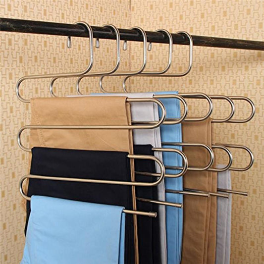 5 Layer Saving Space Pants Hanger