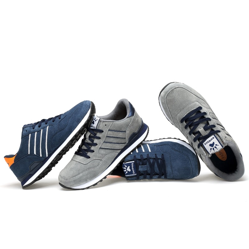 Men's Suede Leather Casual Sneakers