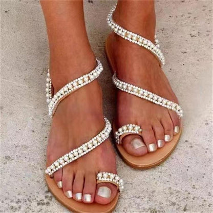 Women's Rhinestone Summer Sandals