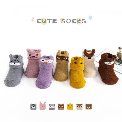 Infant/Toddler Nonslip Animal Print Socks