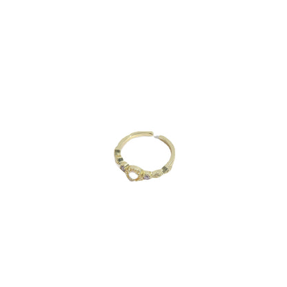 Women's 14K Gold Plated Ruby Pearl Ring