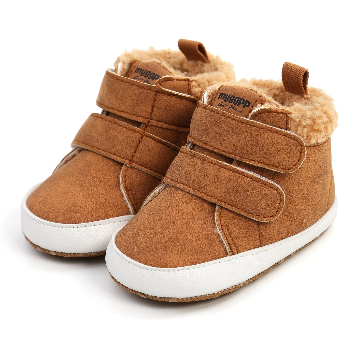 Unisex Kid's High-Top Winter Velcro Boots