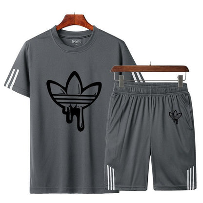 Men's Casual Sport Shirt & Shorts Set