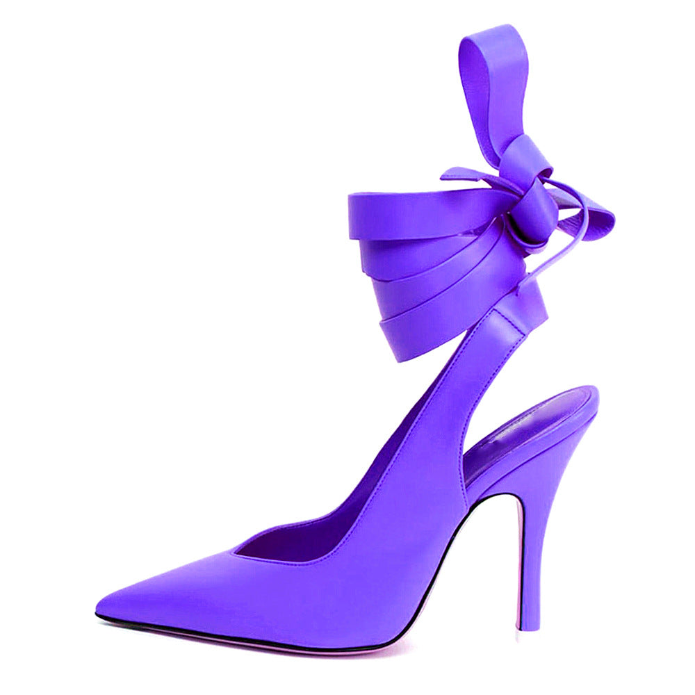 Women's Swirl Ankle Strap High Heels