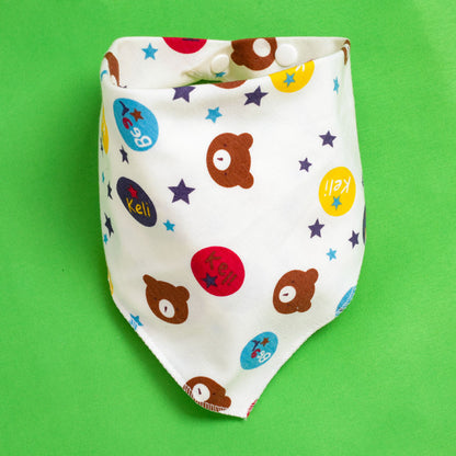 Infant Triangle-Shaped Drooling Bib