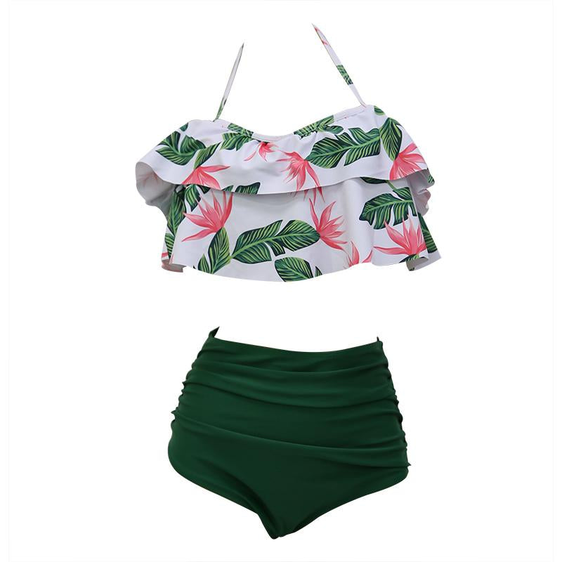 Women's Double Ruffle Bikini