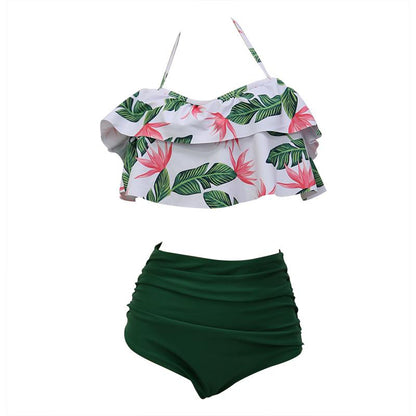 Women's Double Ruffle Bikini