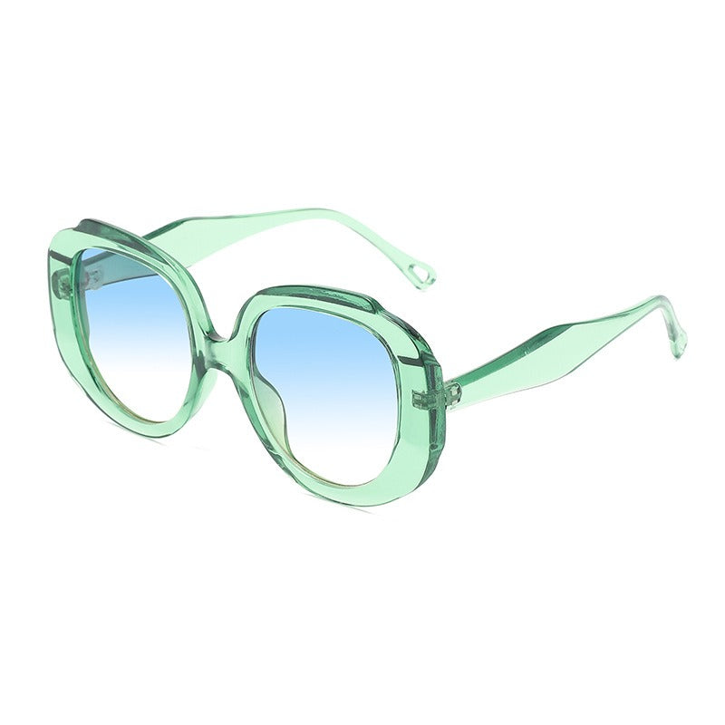 Women's Retro Round Frame Sunglasses