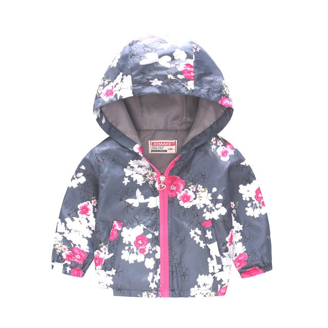 Girl's Toddler Hooded Coat