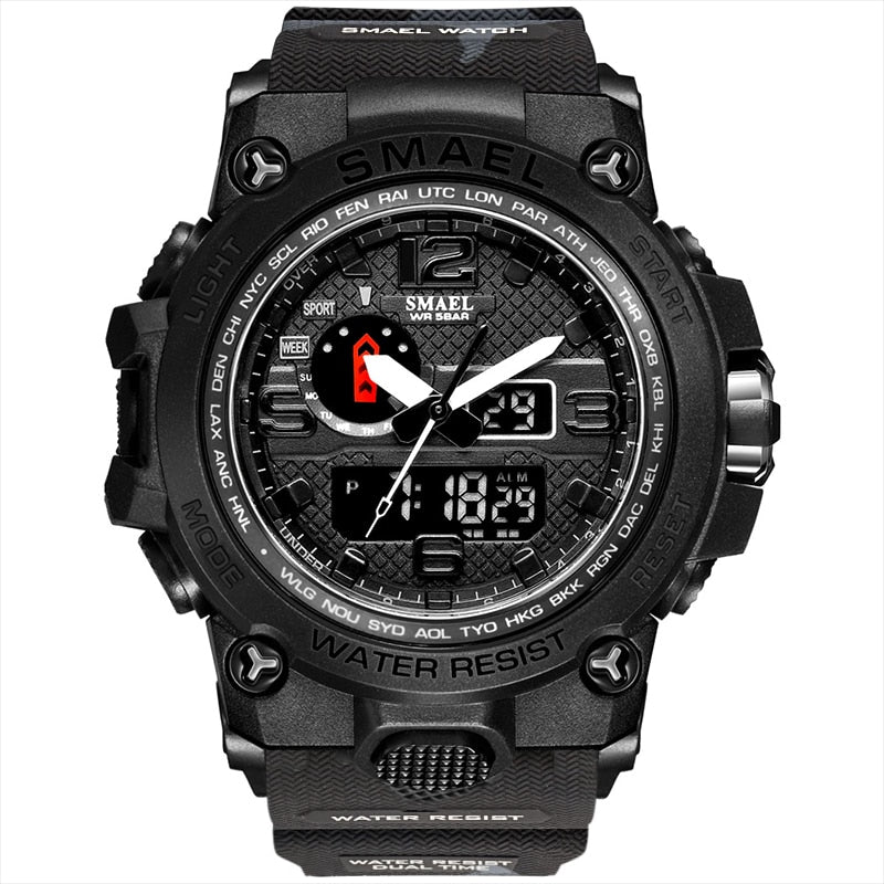 Men's 50M Waterproof Military Watch