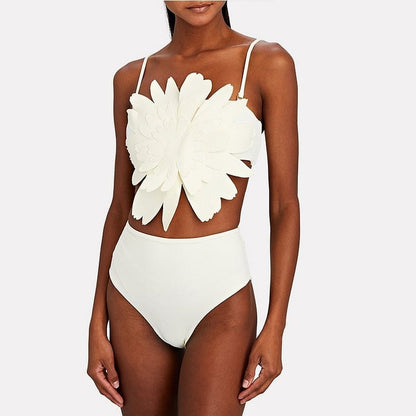 Women's 3D Flower Swimsuit Set