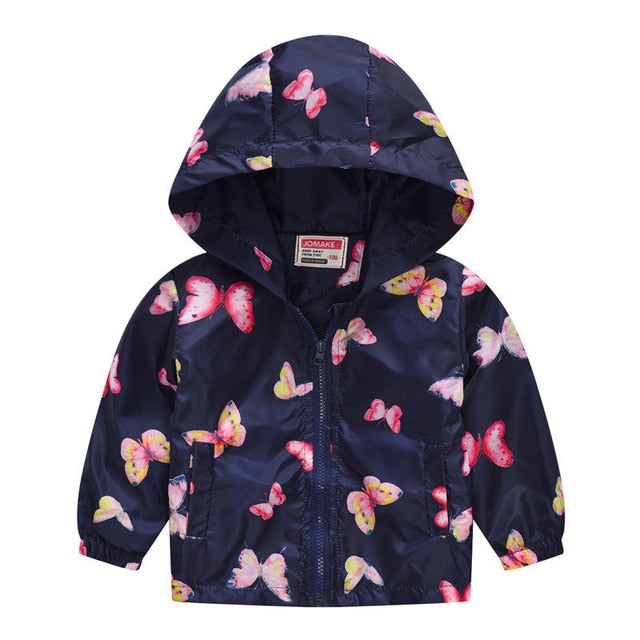 Girl's Toddler Hooded Coat