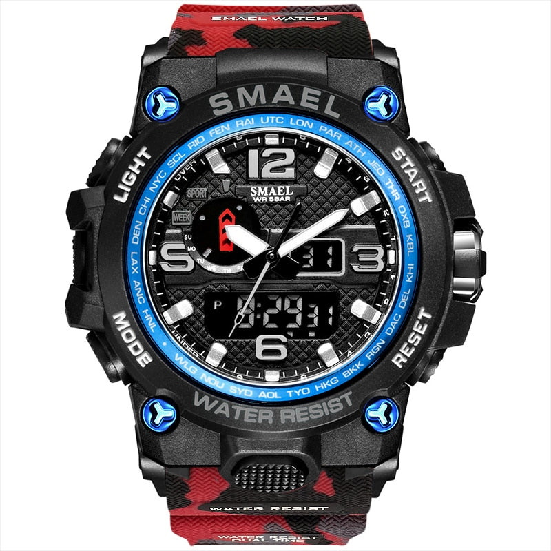 Men's 50M Waterproof Military Watch