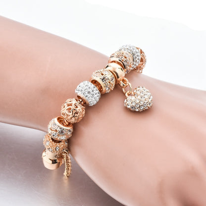 Women's Fashion Gold Heart Bracelet