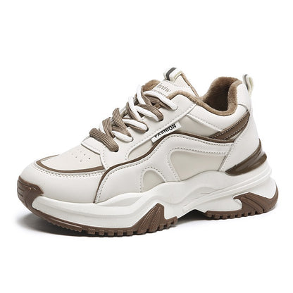 Women's Color-Blocking Thick Sole Sneakers