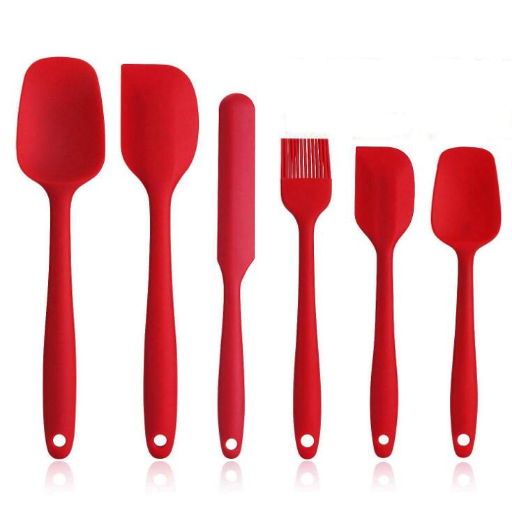 6 Pcs Silicone Spatula Set