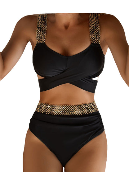 Women's High strap Bikini Bathing Suit
