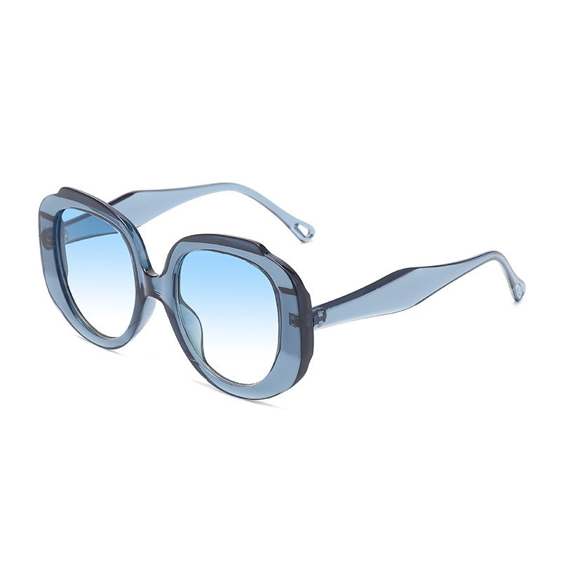 Women's Retro Round Frame Sunglasses