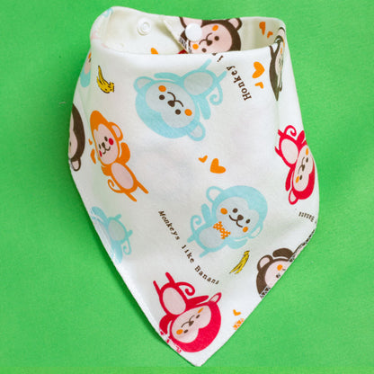 Infant Triangle-Shaped Drooling Bib