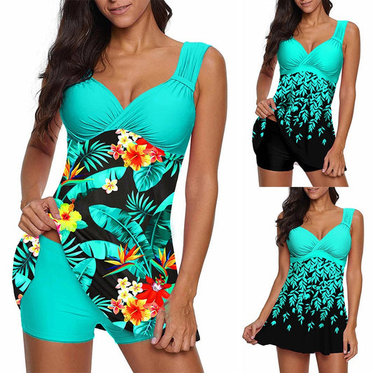 Women's Sexy Printed Split Swimwear