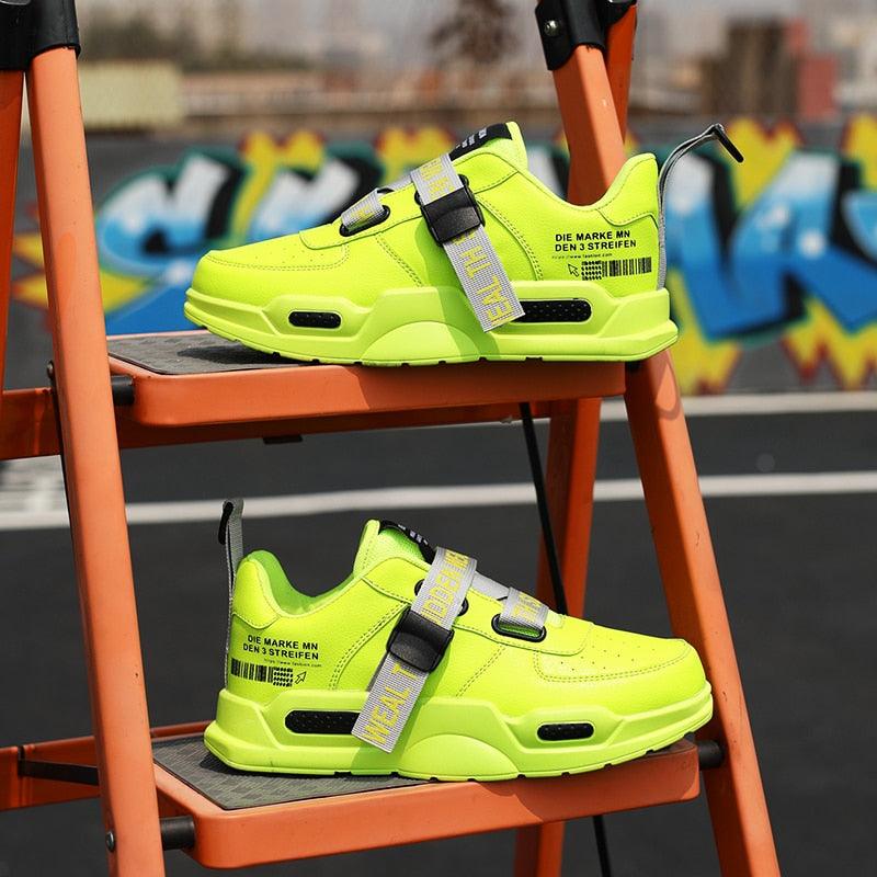 Unisex Men's/Women's Casual Barcode Sneakers