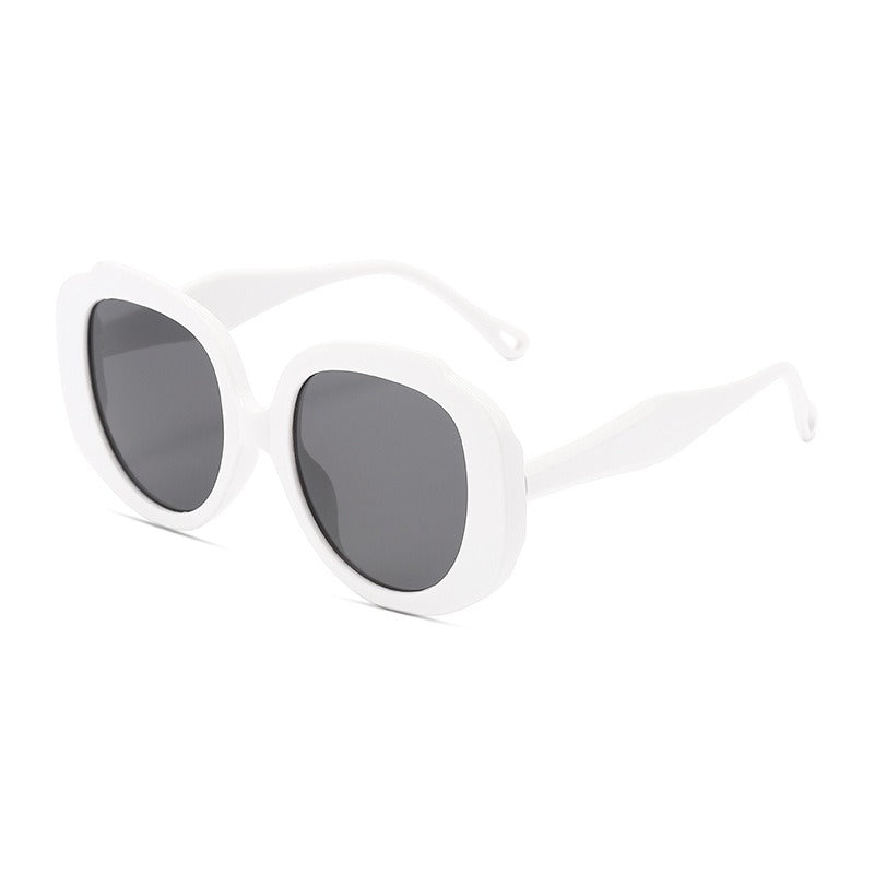 Women's Retro Round Frame Sunglasses