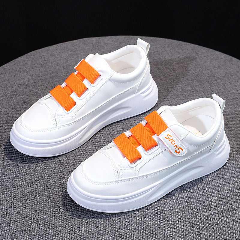 Women's Thick Bottom Velcro Strap Sneakers