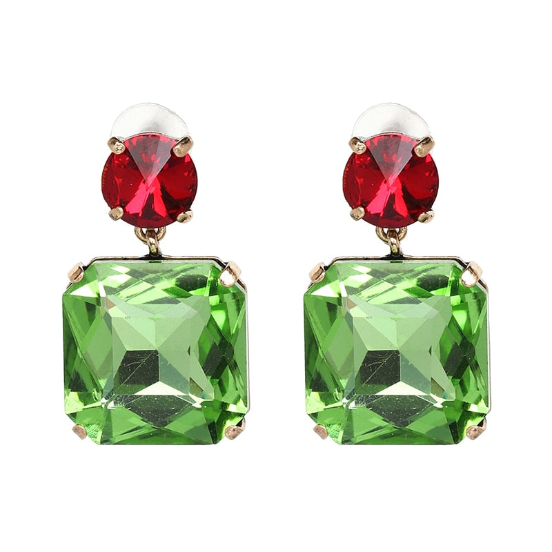 Women's Austrian Crystal Dangle Earrings