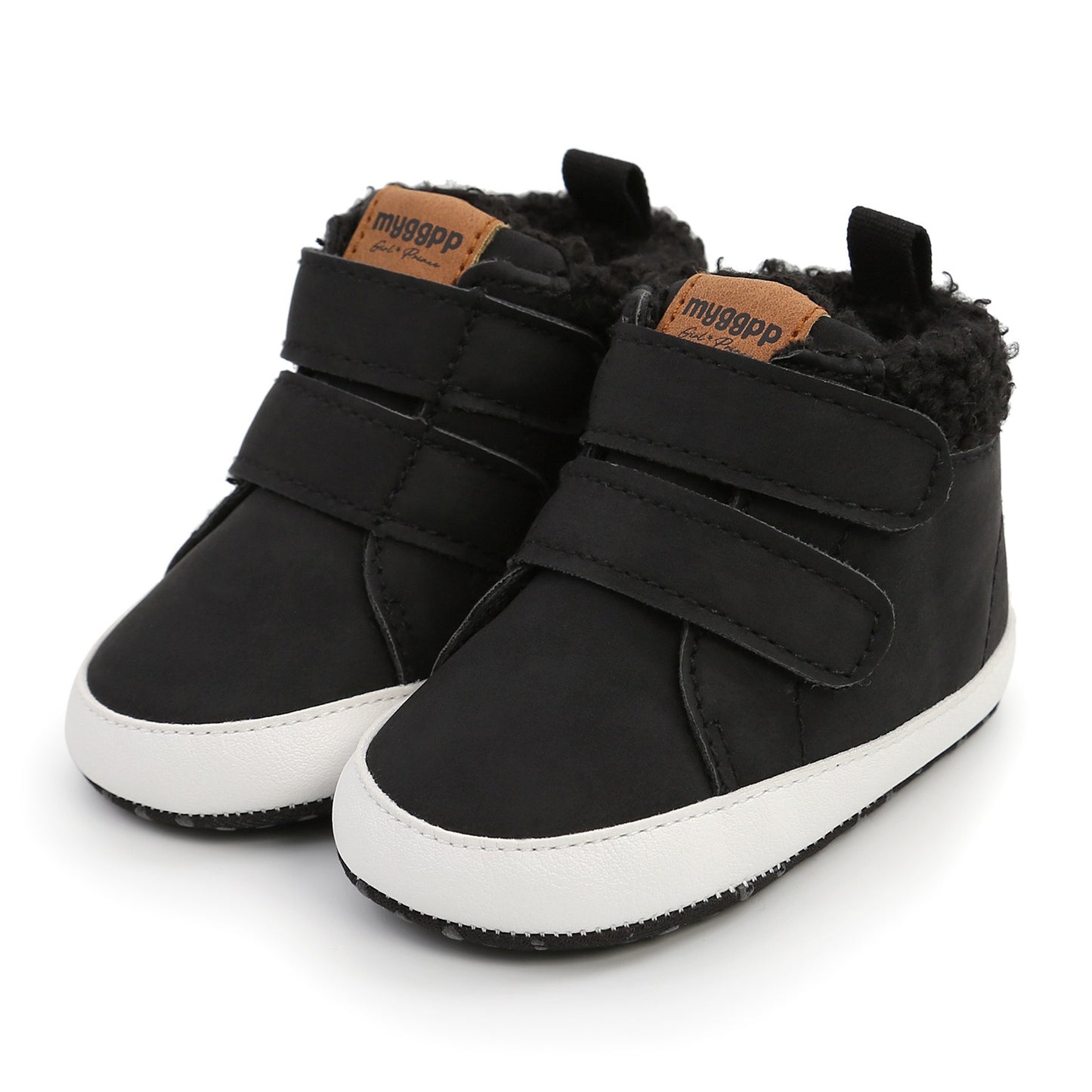 Unisex Kid's High-Top Winter Velcro Boots