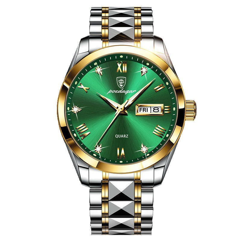 Men's Swiss Waterproof Glow Design Watch