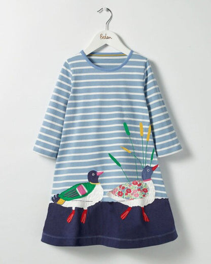 Girl's Long Sleeve Fall Dress