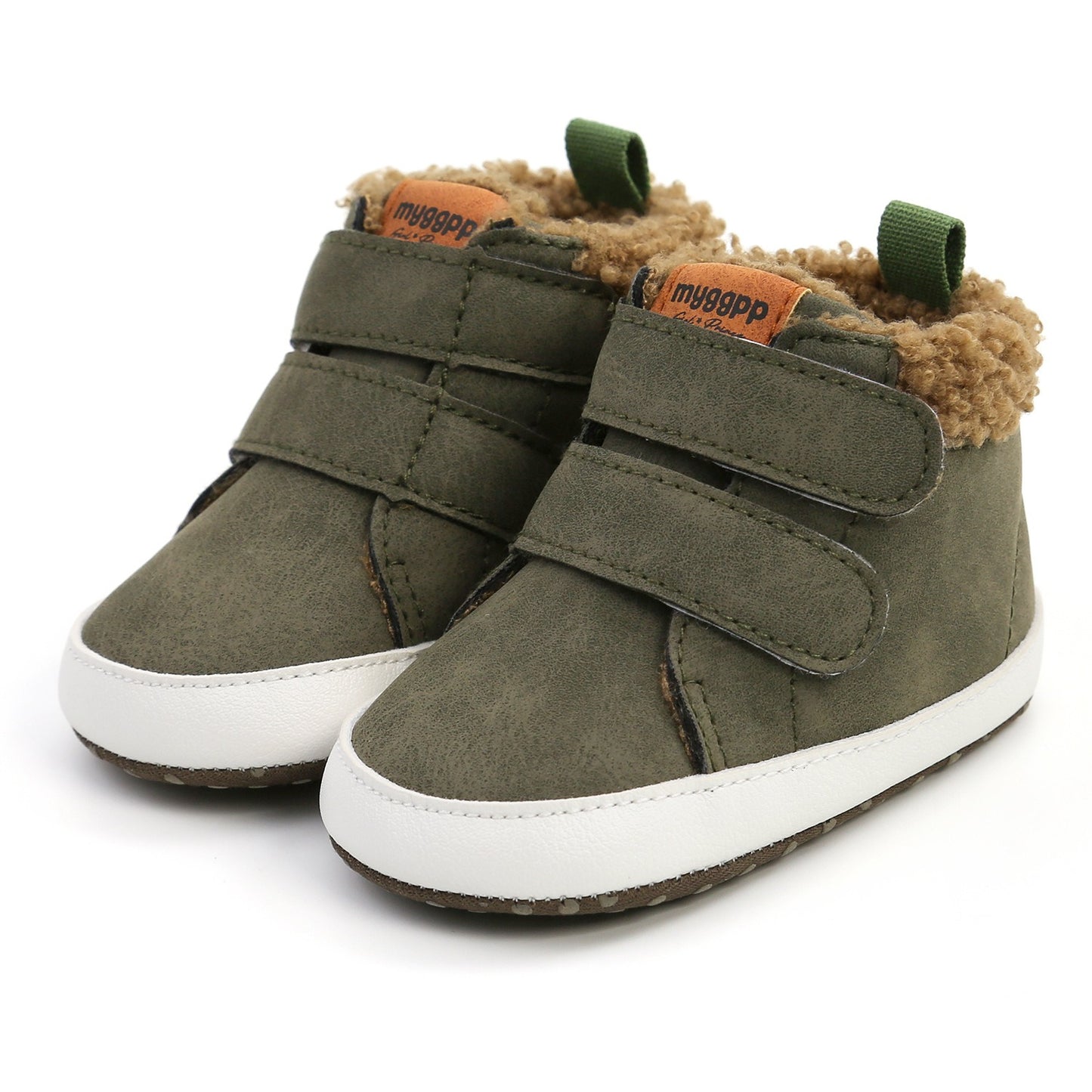 Unisex Kid's High-Top Winter Velcro Boots