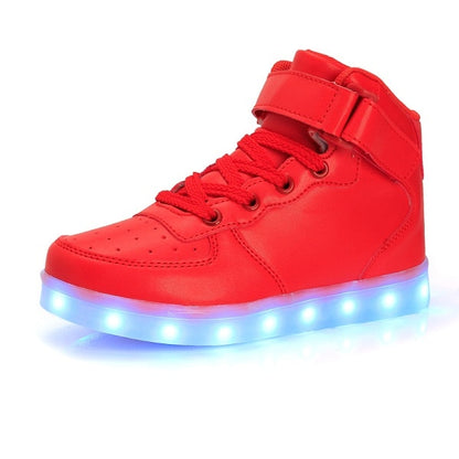 Unisex Boy's/Girl's Light-Up Luminous Sneakers