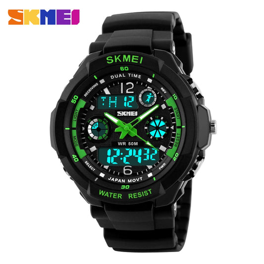 Men's Digital Multifunction Military Sports Watch