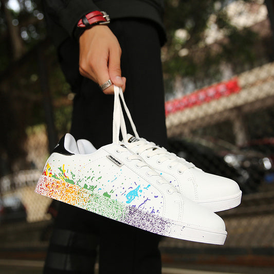 Women's Paint Splash Canvas Shoes