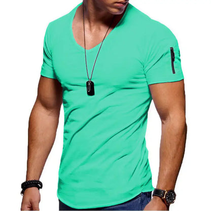 Men's V-Neck Casual T-Shirt