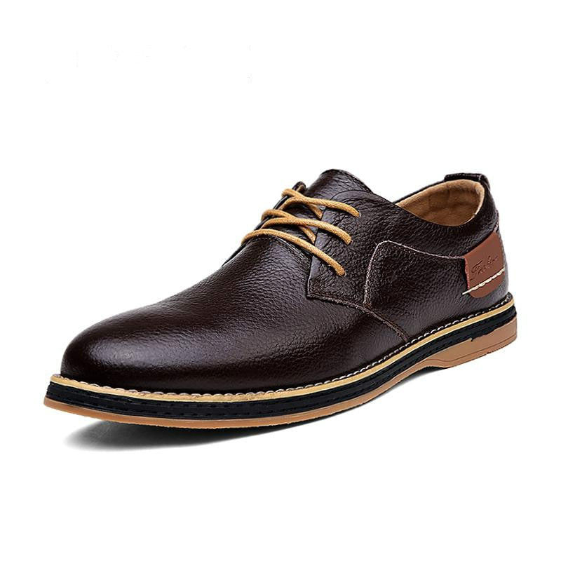 Men's Genuine Leather Oxford Dress Shoes